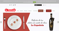 Desktop Screenshot of laespanolaaceites.com